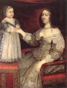 anne of austria with her louis xiv